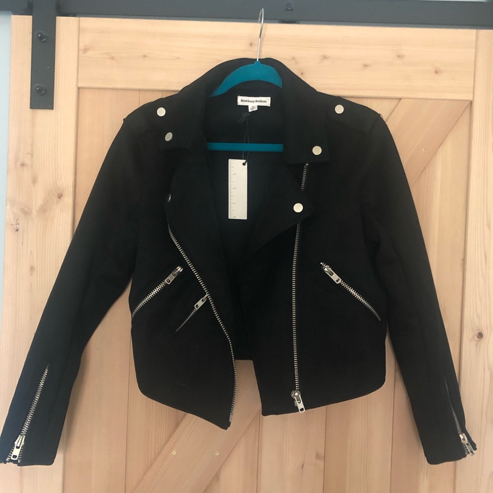 Newbury Kustom faux suede jacket. NWT